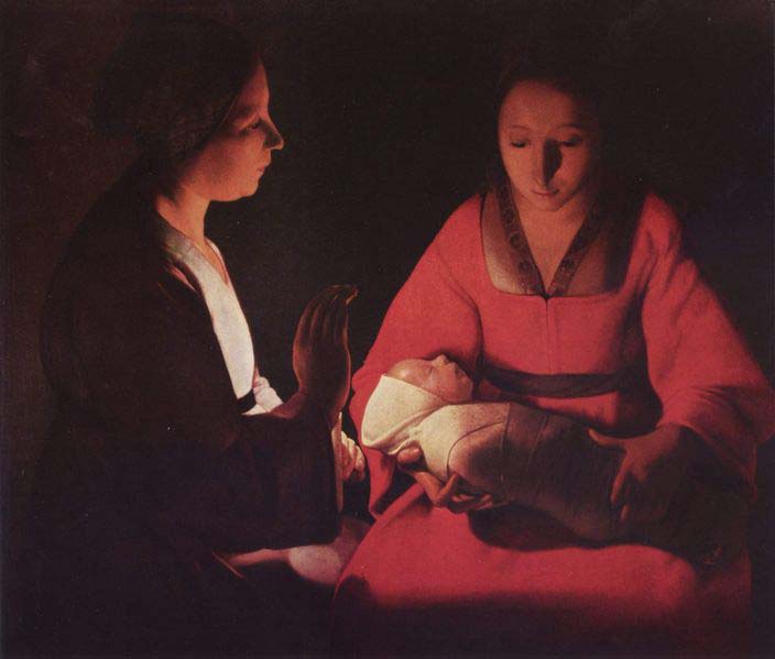 Georges de La Tour The Newborn Christ